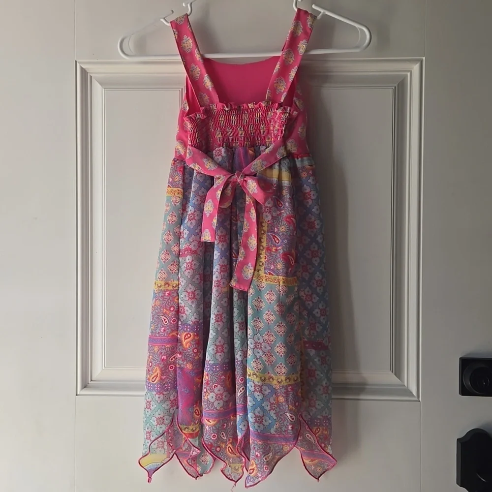 Blueberi Boulevard Hankerchief-hem Dress